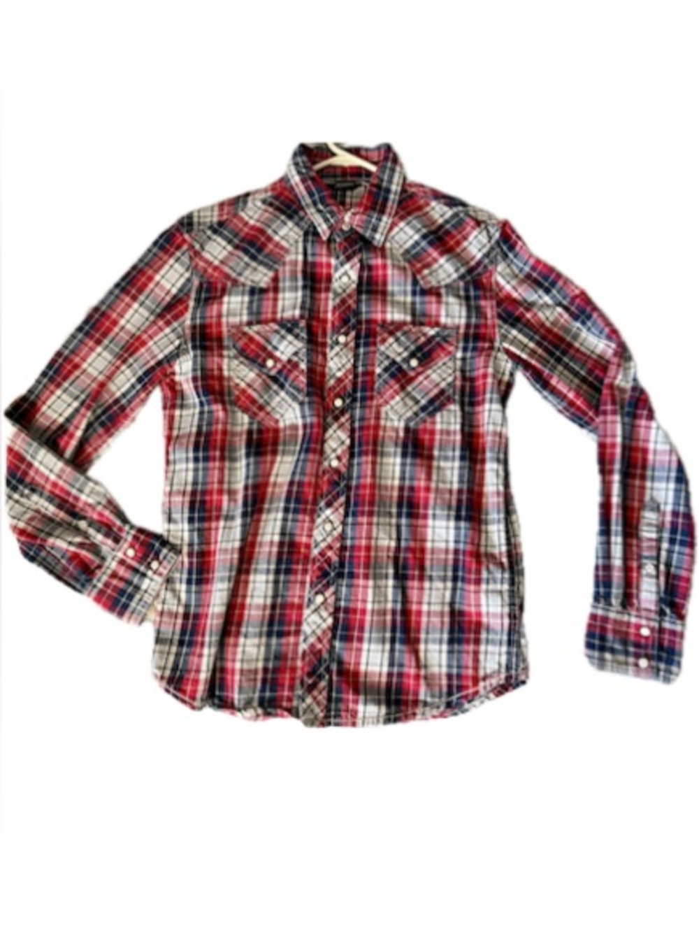 Arizona Men’s Red Plaid Flannel Shirt - size Small